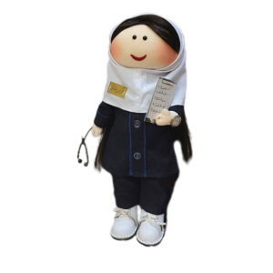 Handcrafted Rag Doll – Female Nurse in with Modest Attire | Medical-Themed for Gifting, Decor & Appreciation Events