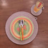 8-Piece Cotton Tableware Set – Placemats & Coasters for Everyday Dining (1)