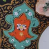 Artisan Wooden Scalloped Mirror Frame with Qajar-Inspired Painting (3)
