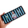 Double-Zipper Football Style School Pencil Case – High-Quality Canvas (3)