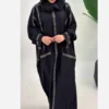 Emirati Style Embroidered Kaftan and Women’s Abaya – Premium Elize Fabric, Free Size (4)