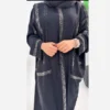 Emirati Style Embroidered Kaftan and Women’s Abaya – Premium Elize Fabric, Free Size (6)