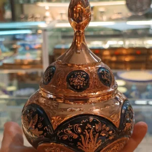 Hand-Engraved Copper Sugar Bowl – Traditional Persian Design