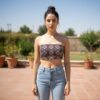 Handcrafted Balochi Embroidered Crop Top with Pure Silk Thread – A Stunning Blend of Persian Tradition and Luxury (77)