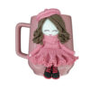 Handcrafted Ceramic Mug with Girl Doll Design – Artistic Giftable Cup for Tea & Coffee