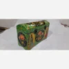Handcrafted Wooden Jewelry Gift Box – Mineral-Painted, Velvet Lined, Persian-Inspired Pattern (3)
