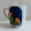 Handmade Little Prince Ceramic Mug – Ideal for Tea, Coffee & Comld Drinks