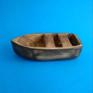 Handmade Wooden Incense Boat – Handcrafted Stick Burner