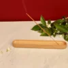 Handmade Wooden Oval Incense Holder – Stick Burner for Relaxation