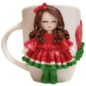 Handmade Yalda Doll Mug – Premium Ceramic Beverage Cup