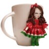Handmade Yalda Doll Ceramic Mug – Premium Artistic Design for Hot and Cold lDrinks