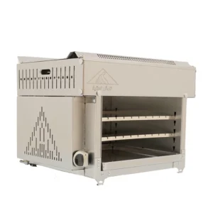 Home Kebab, Chicken & BBQ Gas Grill – Premium Stainless Steel, Top-Heat and Smokeless
