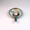 Mini Pan‑Style Ceramic Serving Dish with Whimsical Cartoon Figure and Handle (6)