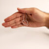 Minimalist Iran Topographic Map Necklace – Stainless Steel (3)