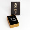 Minimalist Iran Topographic Map Necklace – Stainless Steel (4)
