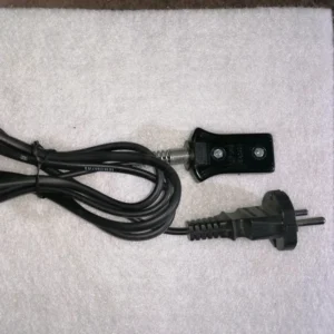 Original Pars Khazar Electric Power Cable of Rice Cooker 2-Pin – Authentic Replacement for Rice Cookers