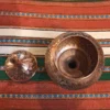 Persian Copper Candy Bowl with Stand – Hand-Engraved (3)