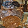 Persian Copper Sugar Bowl – Intricate Hand Engraving (1)