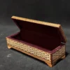 Persian Khatam Inlaid Wooden Hinged Pencil Box – Bird and Flower Artwork, Gift Ready (1)