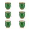 Persian Pottery Spice & Condiment Jar Set – Dizi Cooking Pot Shape, 6-Piece (2)