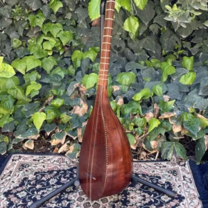 Persian Tanbur by Ne’matollahi – A beautifully handcrafted ribbed mulberry wood fretted lute