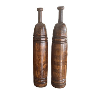 Persian Traditional Meel Clubs, Walnut Conical Shape – 5 KG Each