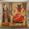 Persian Velvet Cushion Cover with Fath-Ali Shah Qajar Design – A Touch of Royal Persian Heritage (1)