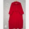 Simple Kaftan for Women with Adjustable Waist Belt Suitable for Everyday Outing, Relaxed Gathering (4)