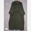 Simple Kaftan for Women with Adjustable Waist Belt Suitable for Everyday Outing, Relaxed Gathering (5)