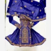 Traditional Balochi Dress – Machine Stitched with Banarsi Fabric, Exquisite Mirror Work & Suitable For Ceremonies (1)