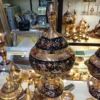 Traditional Persian Copper Sugar Bowl with Base – Handcrafted Engraving