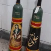 Traditional Persian Wooden Meel Club Set, Hand-Painted Imam Ali – 5kg Each (1)