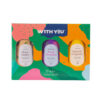 WITH YOU Hand Cream – Set of 3 Natural Propolis, Shea Butter & Pink Peonies, 50ml (1)
