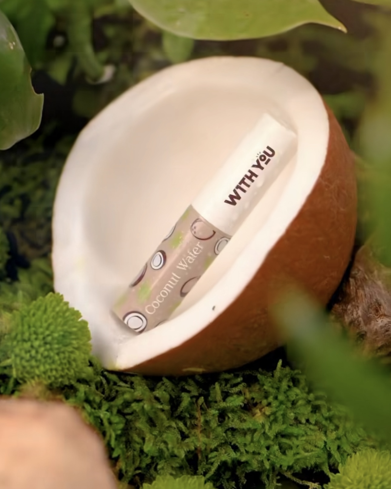 WITH YOU Halal Lip Balm – Coconut Variant, Natural Moisture & Comfort