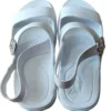 White Ihram Slippers with Adjustable Back Strap for Men – Comfortable Choice for Hajj and Umrah Pilgrimage (3)