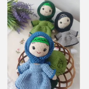 Amigurumi Crochet Hijab Doll – Islamic Headband Religious Gift