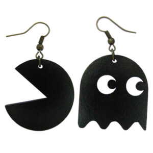 Women’s Wooden Earrings Handcrafted with Heart Design