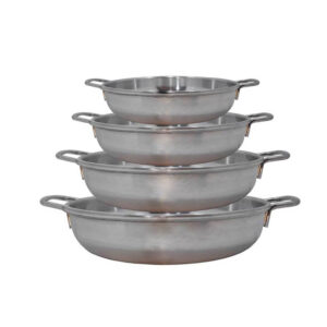 5-Piece Aluminum Frying Pan Set with Metal Double Handles – Non-Stick Cookware for Everyday Home Use