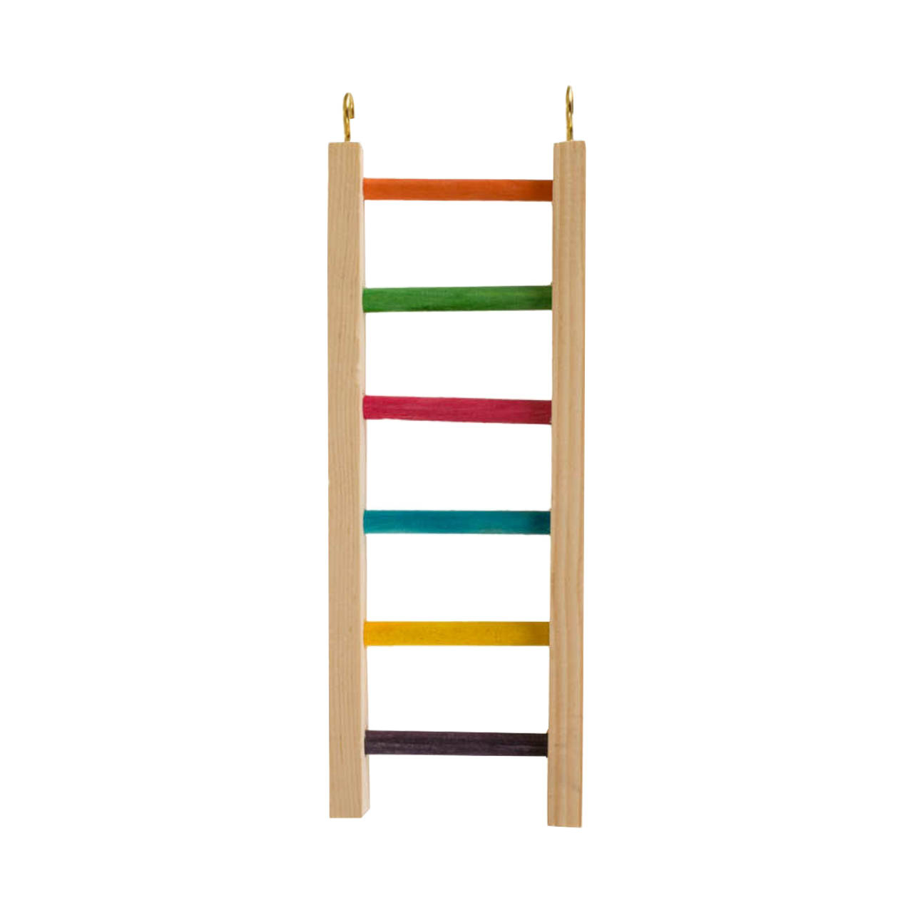 3-Piece Bird Cage Toy Set – Colorful Ladder, Swing, and Chewable Bead Perch for Parrots & Budgies