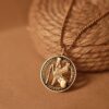 Achaemenid Persian Winged Creature Lamassu Bronze Necklace – Ancient Persian Guardian (2)
