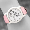 Analog Watch Nazanin – Daily Pink Watch with Faux Leather Strap for Casual Outfit1s