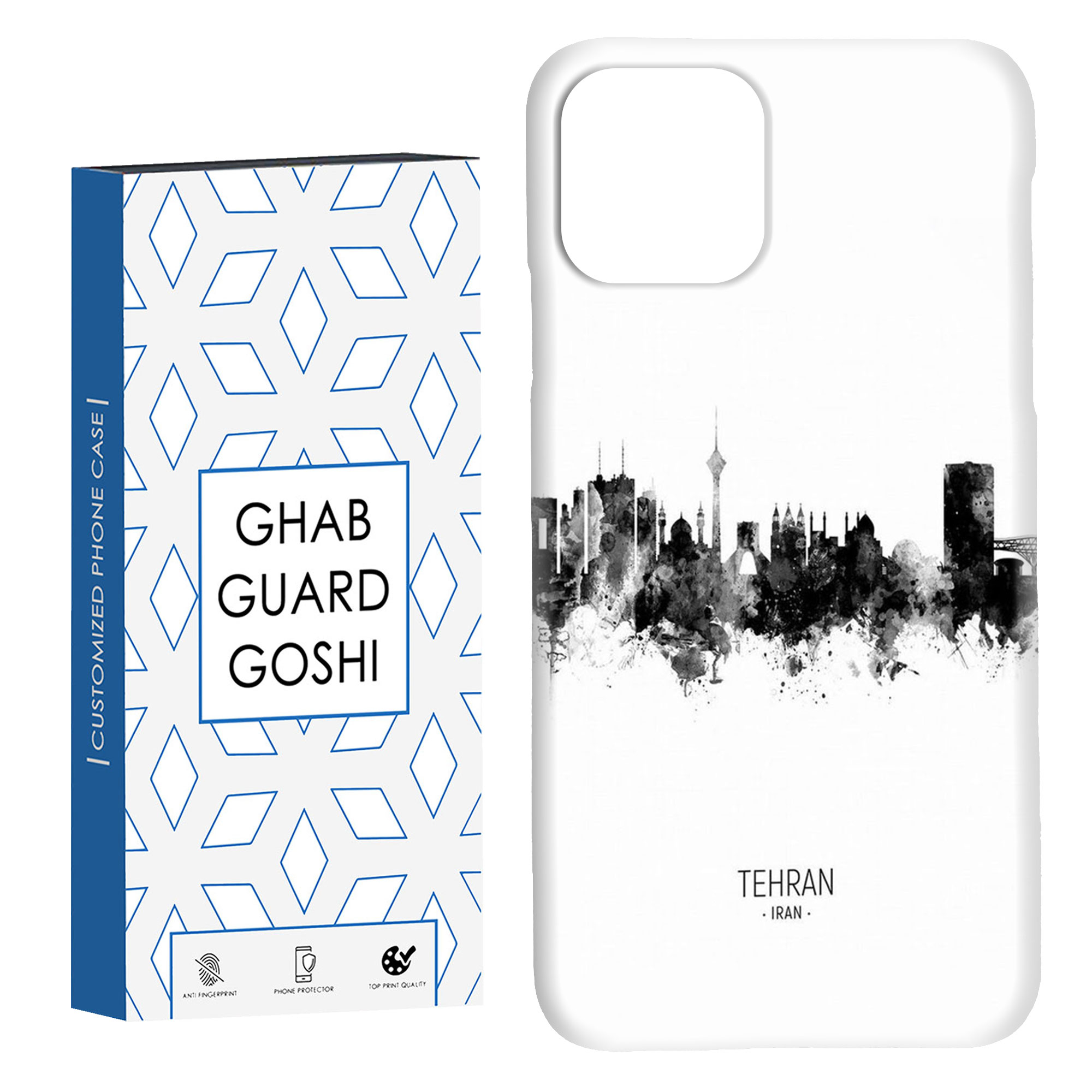Apple iPhone 11 Pro Max TPU Phone Case Cover with Printed Art “Tehran” Design, Matte Finish and Edge Protection