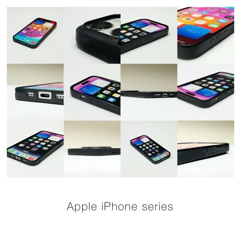 Apple iPhone 14 Pro Protective Phone Case with Persian Text Design, Soft TPU and Aluminum Frame