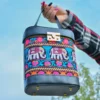 Artistic Persian Leather Shoulder Bag – Floral and Elephant Embroidery, Ideal for Stylish Daily Wear3