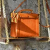 Balochi Embroidery Persian Leather Shoulder Bag – Elegant Velvet Design for Special Occasions5