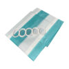 Blue Stripes Pattern Waterproof Shower Curtain for Bathtub & Shower (3)