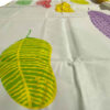 Colorful Feathers Pattern Waterproof Shower Curtain with White Background – Includes Hooks (1)