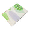 Colorful Feathers Pattern Waterproof Shower Curtain with White Background – Includes Hooks (2)