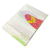 Colorful Feathers Pattern Waterproof Shower Curtain with White Background – Includes Hooks (3)