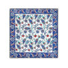 Decorative-Persian-Glazed-Tile-–-Durable-Kiln‑Fired-Ceramic-with-Classic-Floral-Design
